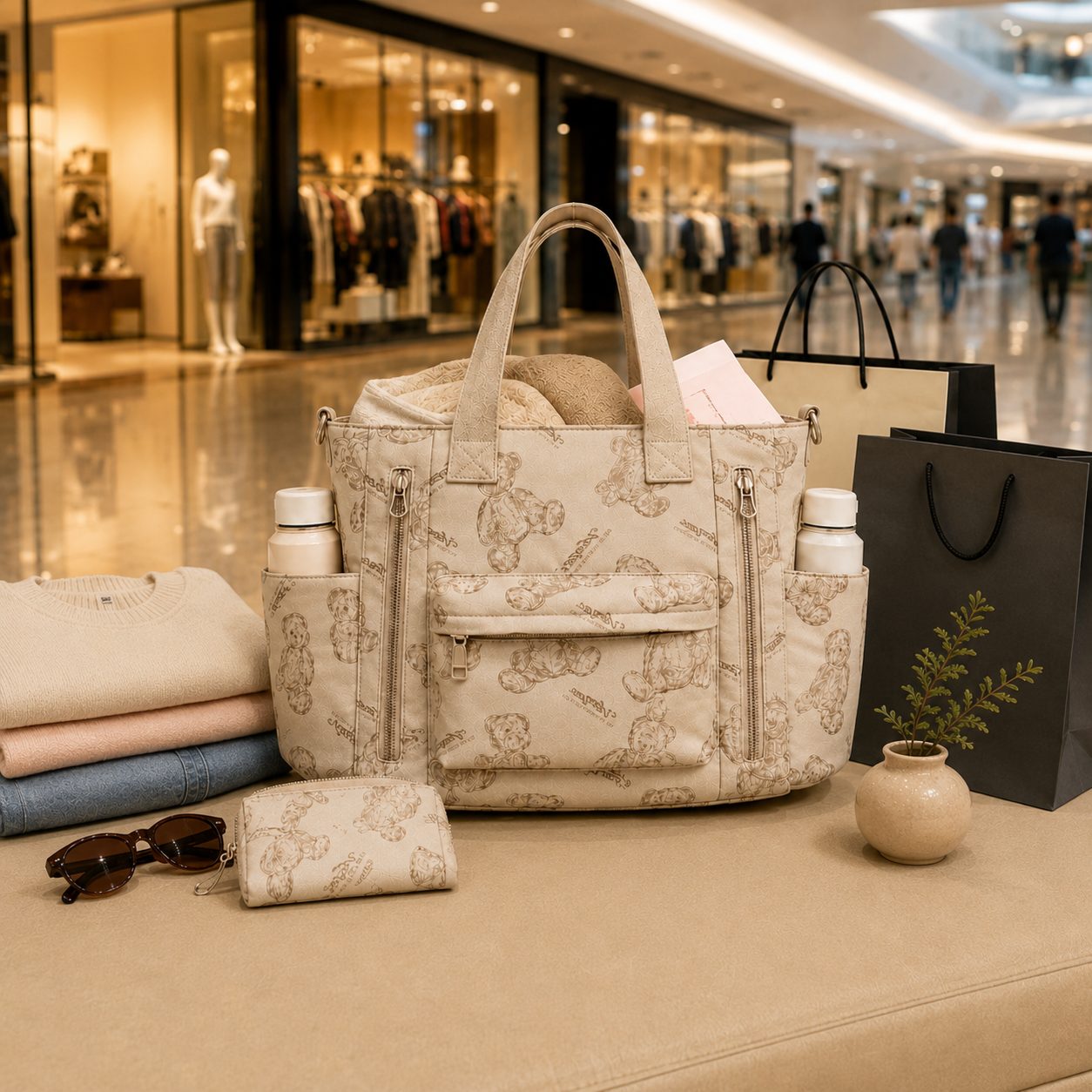 Out shopping