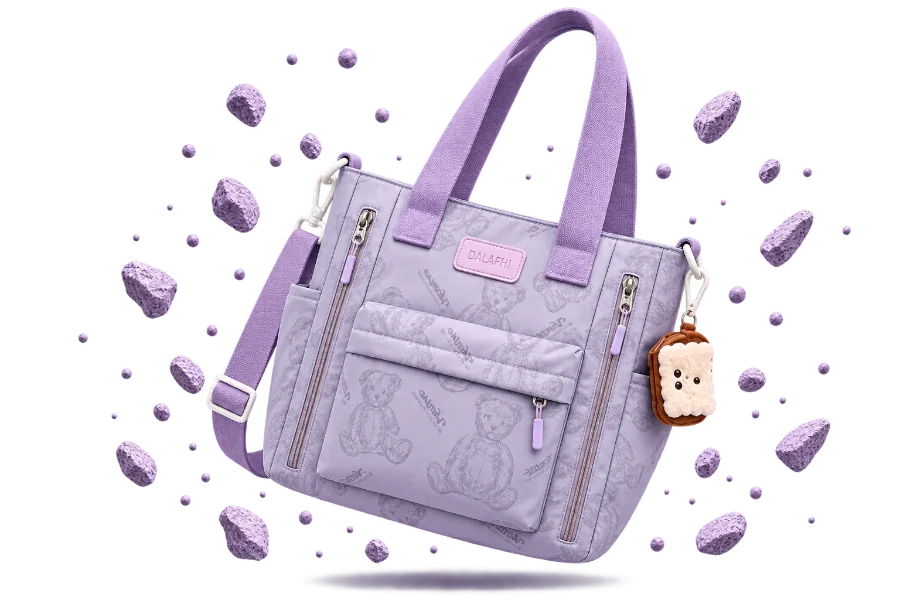 Purple tote