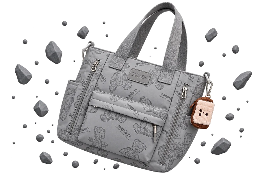 Grey tote